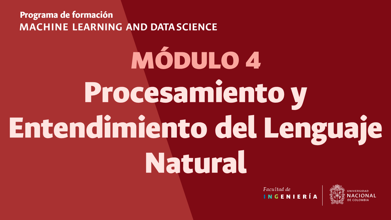 Procesamiento y Entendimiento del Lenguaje Natural mlds4